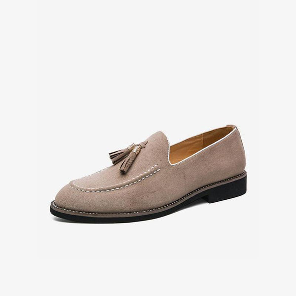 Elegant Suede Tassel Loafers - Arno Conti Shoe