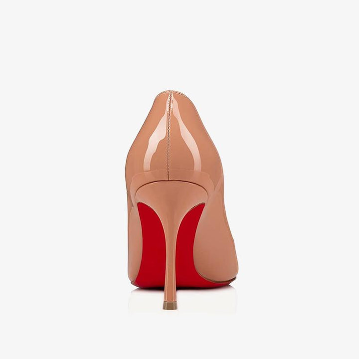 Sleek Beige Leather Stiletto - ARNO CONTI