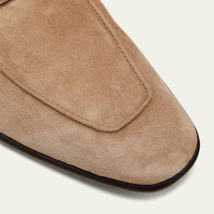 Penny Loafers with Keeper Strap - Arno Conti Shoe