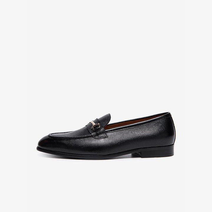Loafers with Gleaming Hardware - Arno Conti Shoe