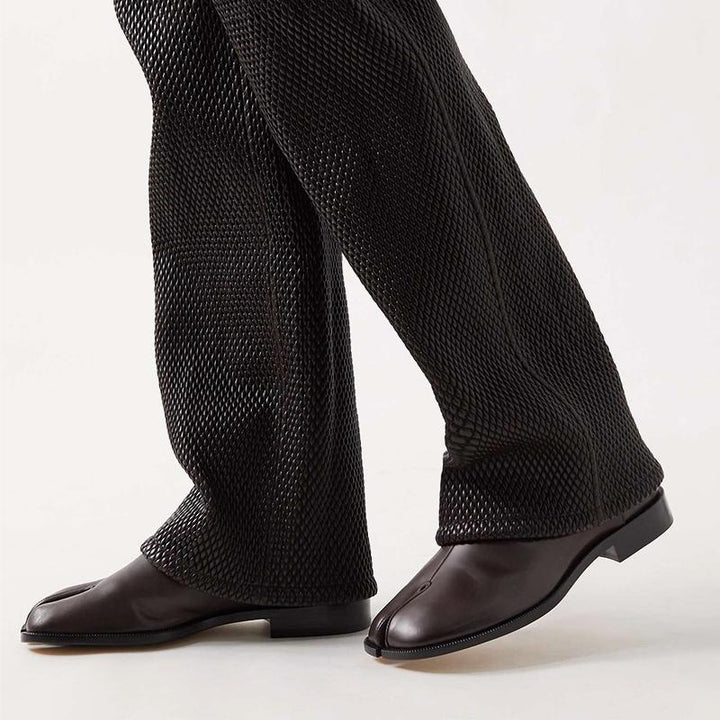 Dark Brown Leather Calf Boots - Arno Conti Shoe