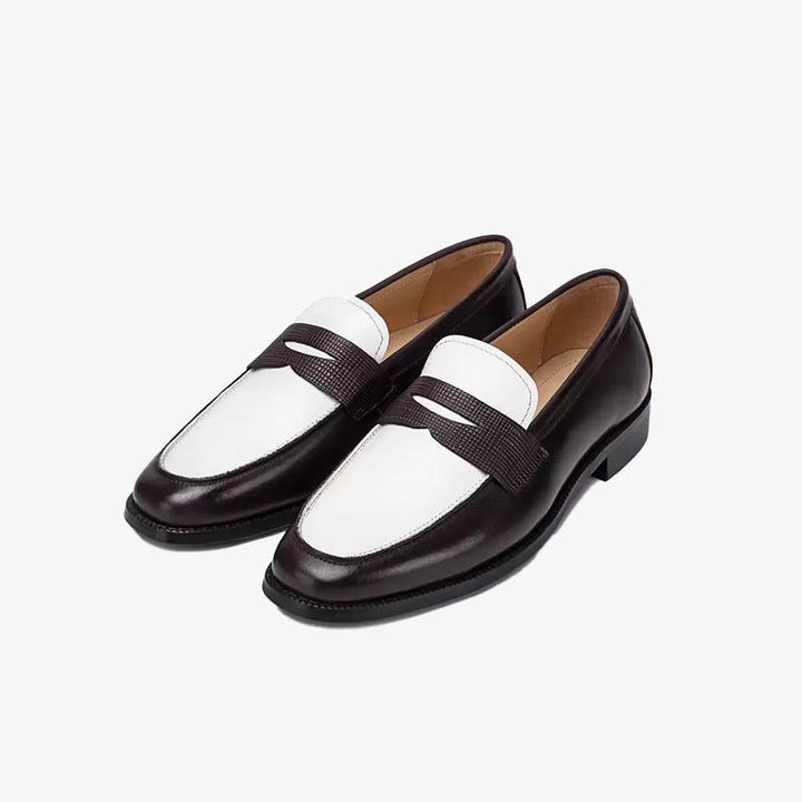 Sophisticated Leather Penny Loafers - Arno Conti Shoe