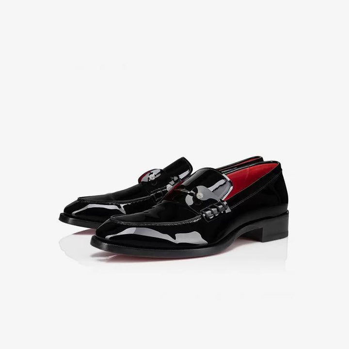 Sleek Patent Leather Loafers - ARNO CONTI