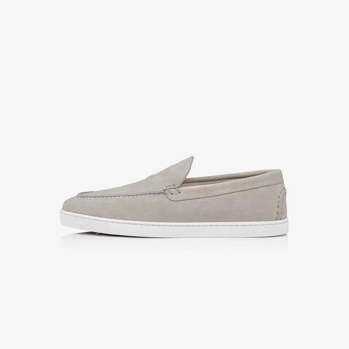 Navy Suede Slip-On Sneaker - ARNO CONTI