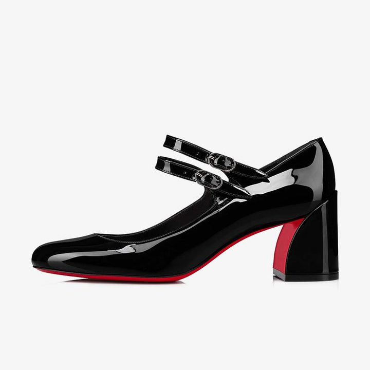 Black Patent Calfskin 60mm Pumps - ARNO CONTI