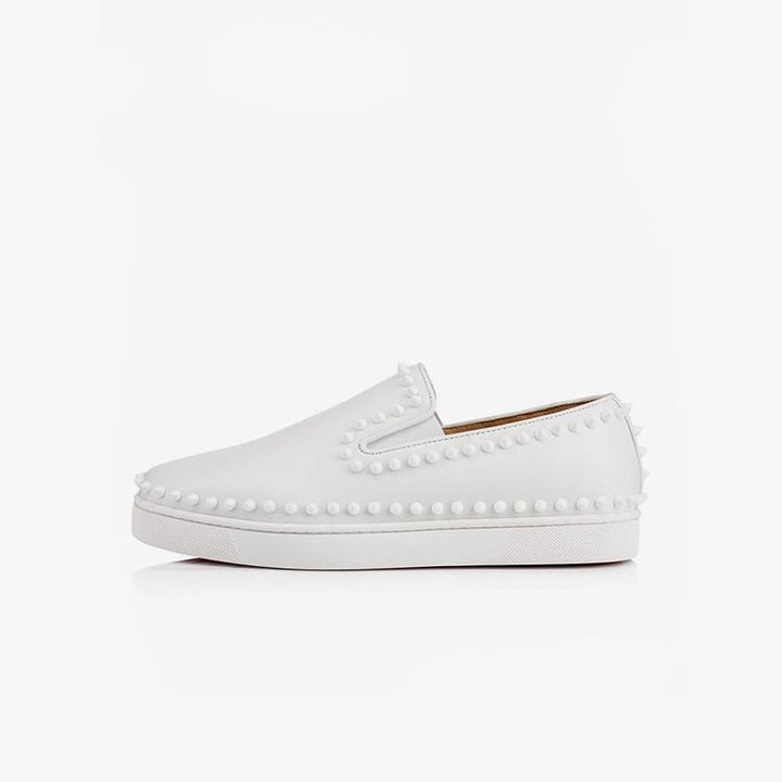 Chic Studded Slip-On Sneakers - ARNO CONTI