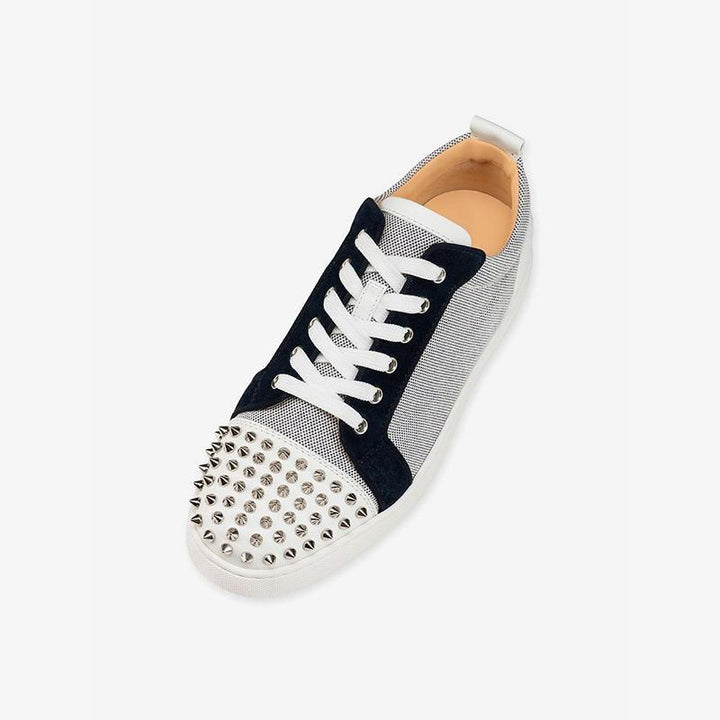 Studded Mesh Lace-Up Sneakers - ARNO CONTI