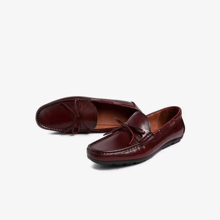 Classic Leather Driving Loafers - Arno Conti Shoe