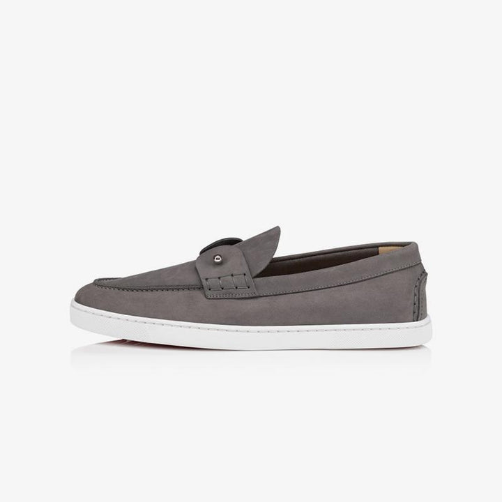Suede Sliver Collar Boat Shoes Sneakers - ARNO CONTI