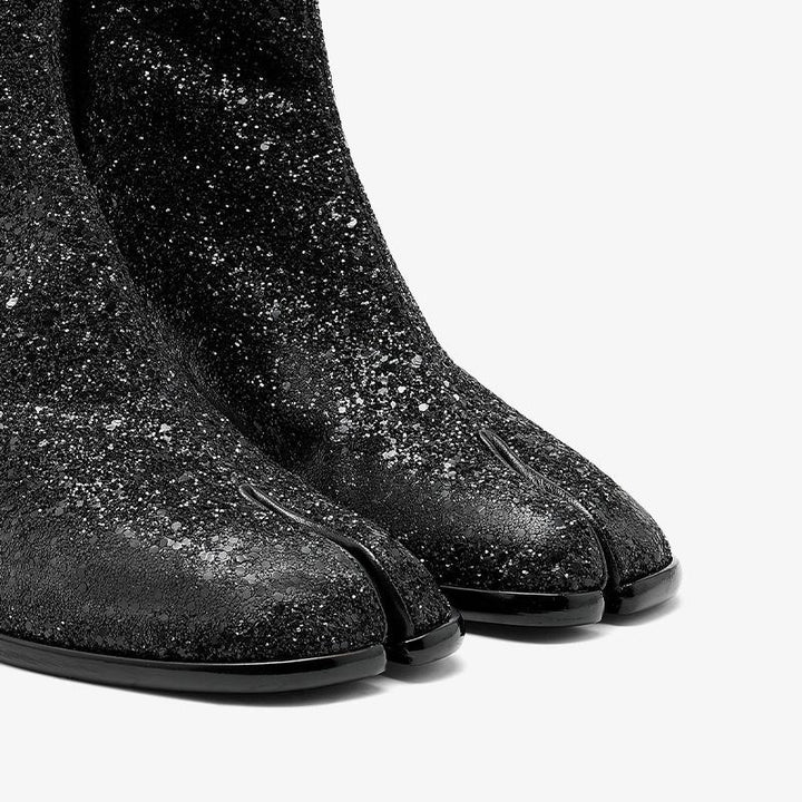 Split-Toe Glitter Ankle Boots - Arno Conti Shoe