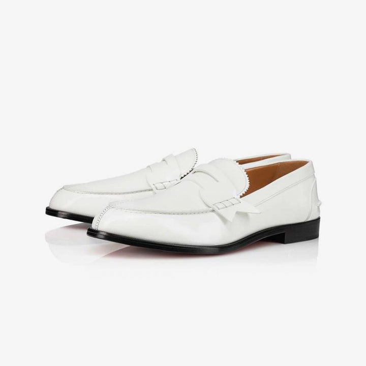 Casual Bi-color Leather Penny Loafers - ARNO CONTI