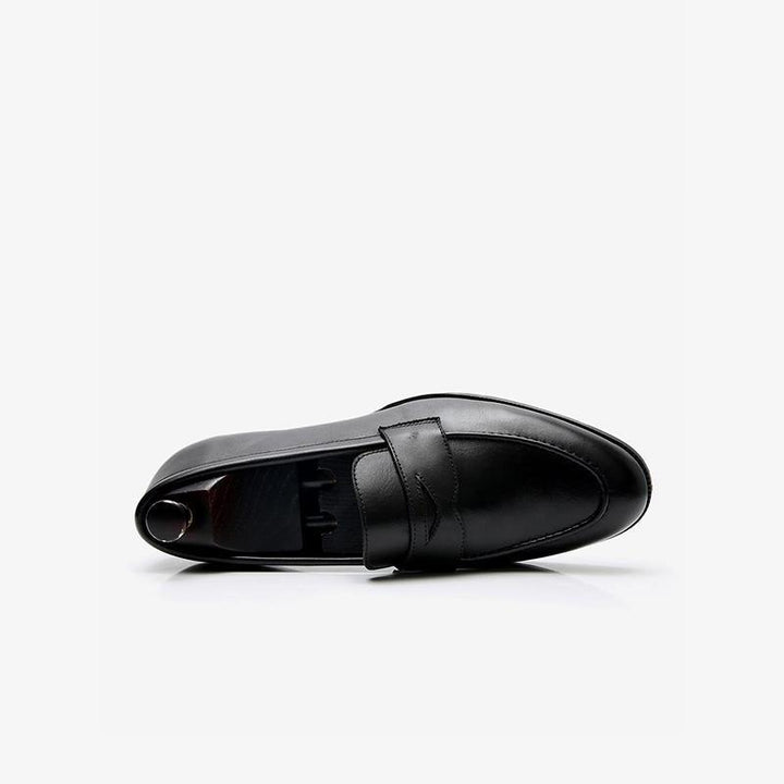 Black Round Toe Loafers - Arno Conti Shoe