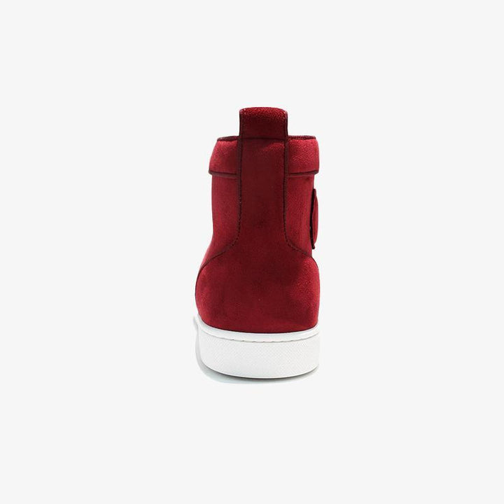 Burgundy Cowhide Sneakers - ARNO CONTI