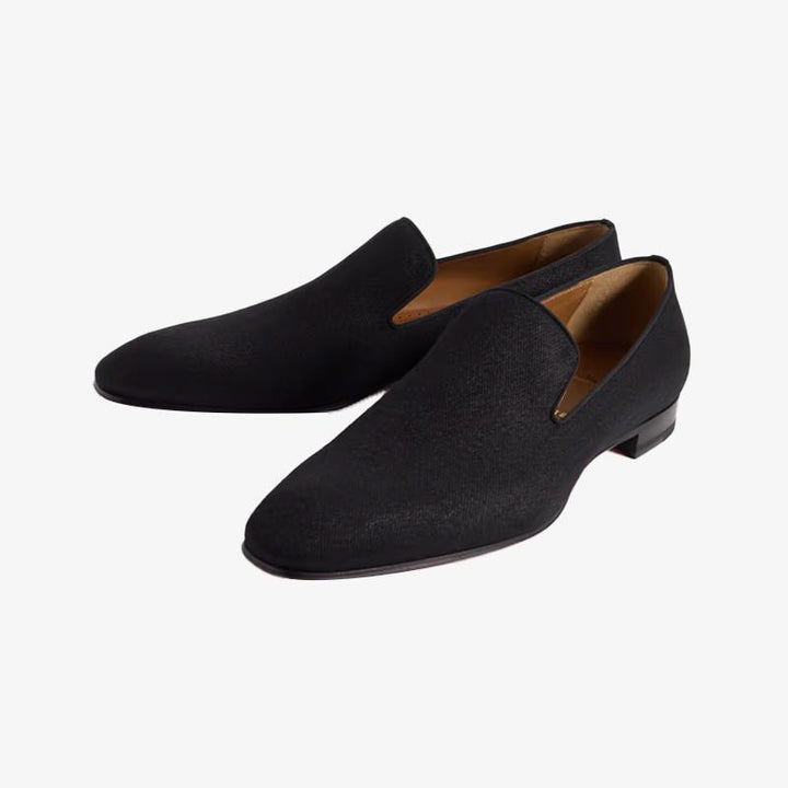 Black Grosgrain Loafers - ARNO CONTI