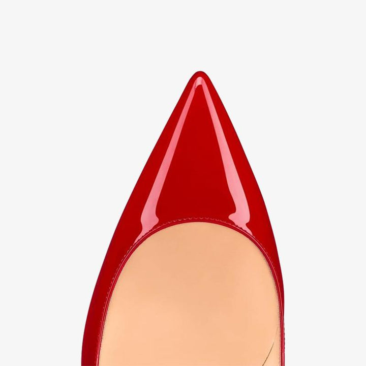 Stylish Red Patent Calf Leather Pump - ARNO CONTI