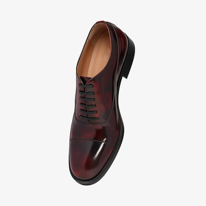 Multi-color Split-toe Laced Brogue Shoes - Arno Conti Shoe