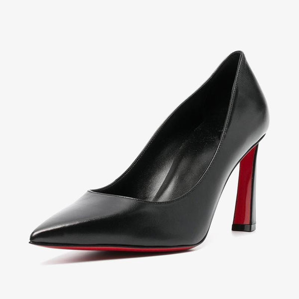 Chic Black Leather Pumps - ARNO CONTI