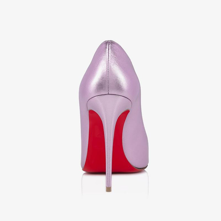 Eye-catching Lavender Laminated Leather Pumps - ARNO CONTI