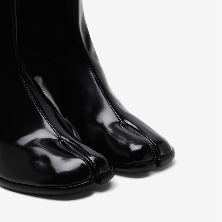 Vintage Leather Split-Toe Ankle Boots - Arno Conti Shoe