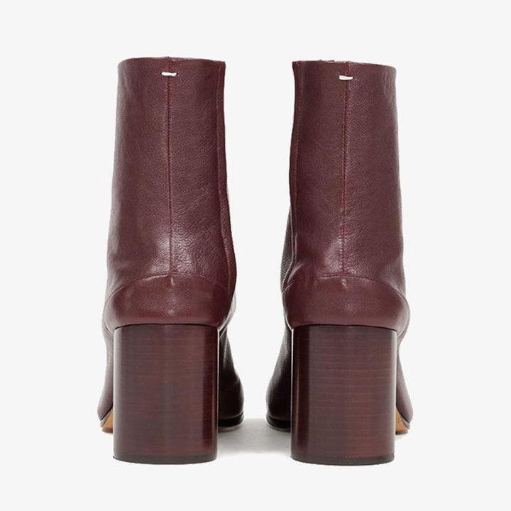 Tabi Leather Ankle Boots in Autumn Brown - Arno Conti Shoe
