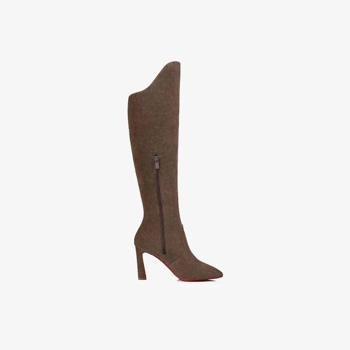 Elegant Knee-High Suede Boot - ARNO CONTI