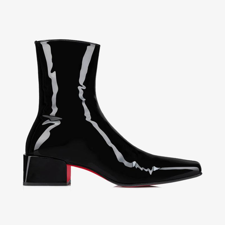 Black Patent Leather Boot - ARNO CONTI