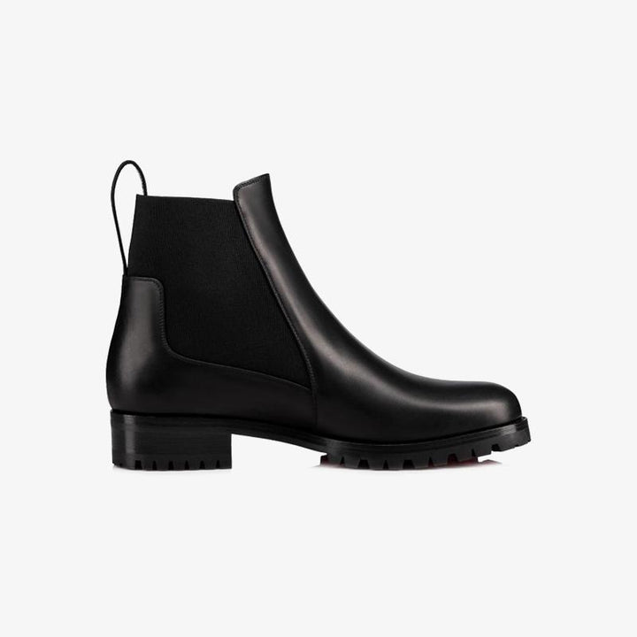 Classic Black Calfskin Ankle Boot - ARNO CONTI