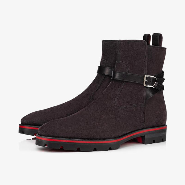 Western-Inspired Urban Dark Red Boot - ARNO CONTI