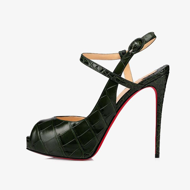 Elegant Leather Stiletto Pump - ARNO CONTI