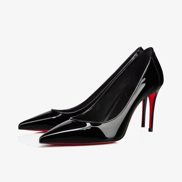 Patent Leather Sporty Pumps - ARNO CONTI
