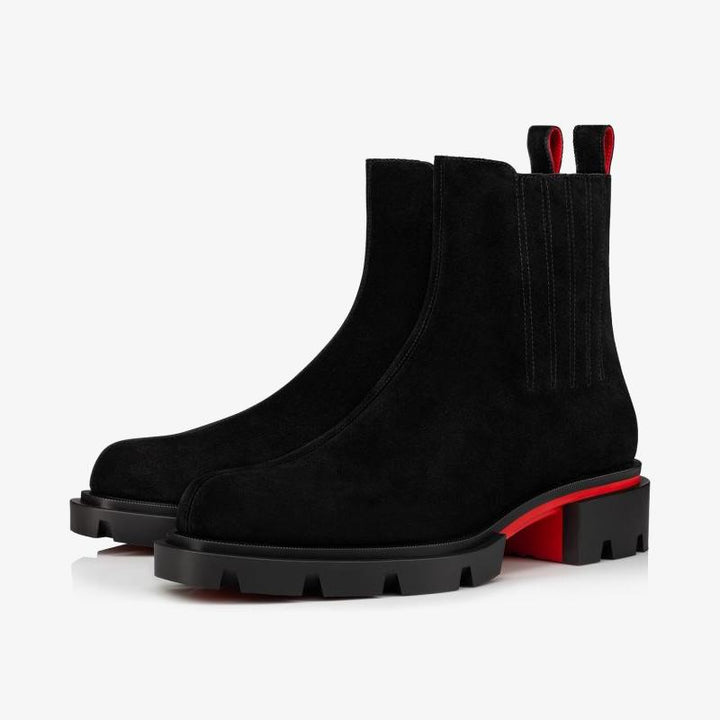 Urban Black Suede Boots - ARNO CONTI