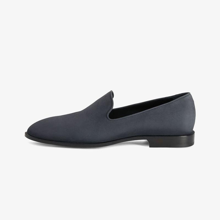 Ash Grey Suede Loafers - Arno Conti Shoe