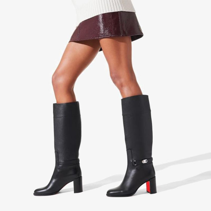 Riding Silver Buckle Boot - ARNO CONTI