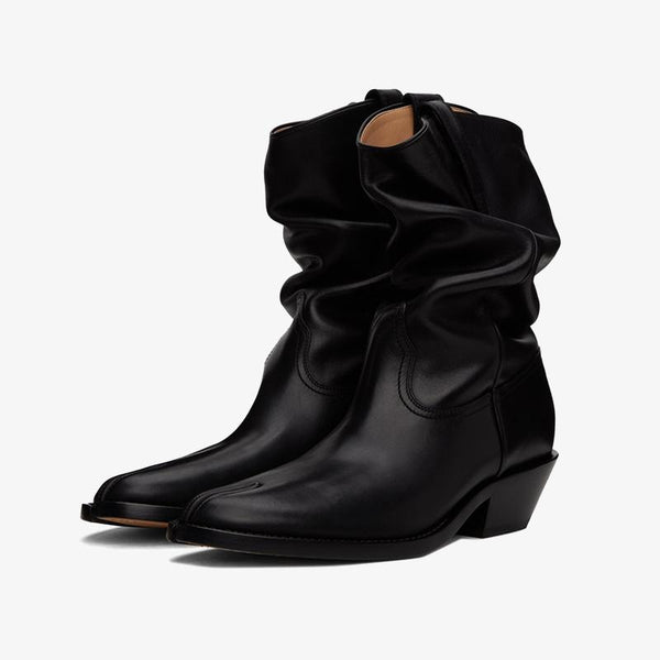 Buffed Calfskin Ankle Boots Women's - Arno Conti Shoe