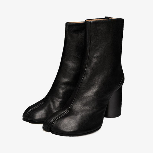Black Split-Toe Boots Women's - Arno Conti Shoe