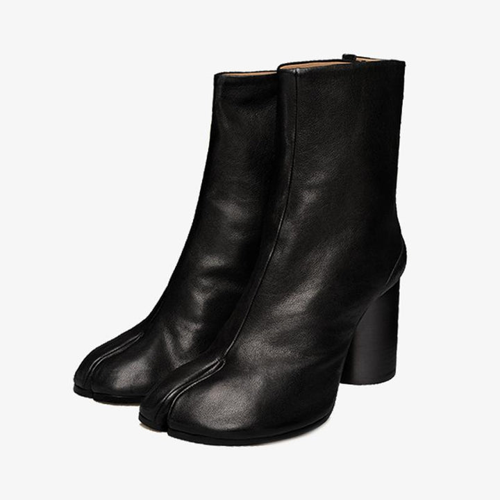 Black Split-Toe Boots Women's - Arno Conti Shoe