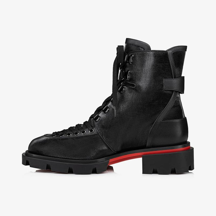 Black Coated Fabric Boot - ARNO CONTI