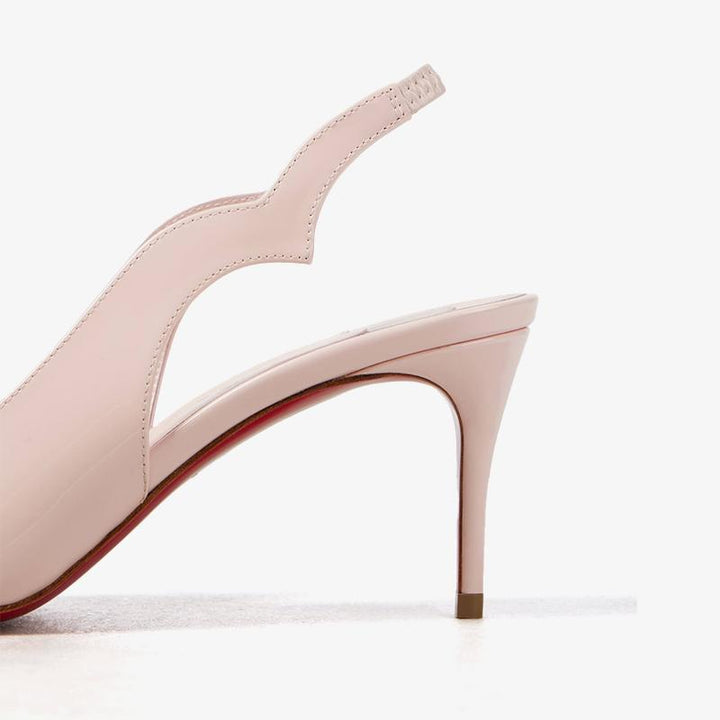 Elegant Light Pink Leather Pumps - ARNO CONTI