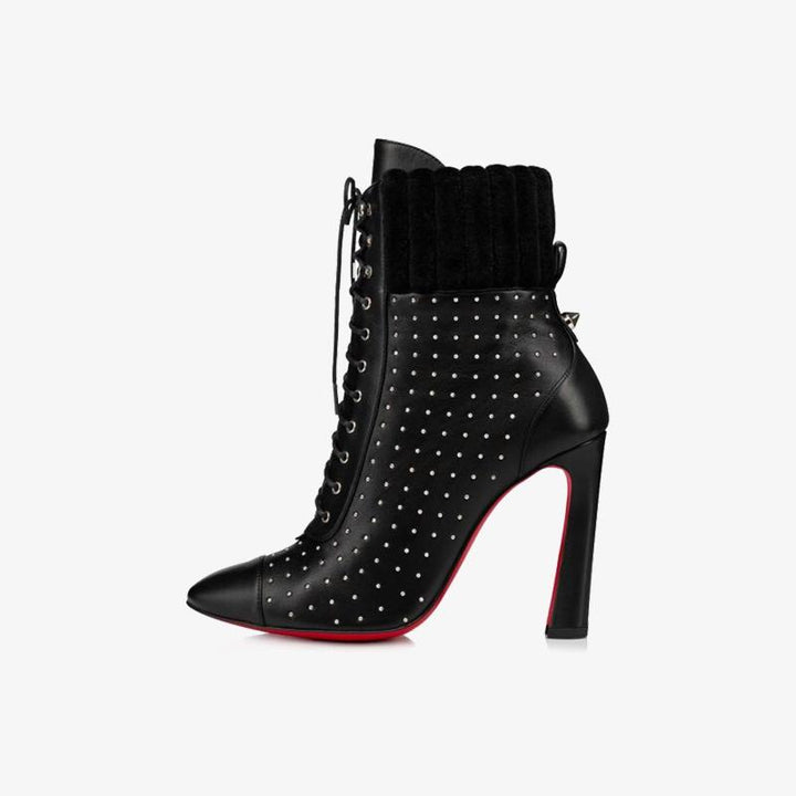 Chic Black Calfskin Ankle Boot - ARNO CONTI