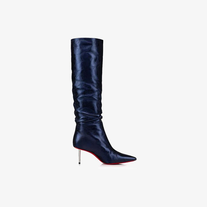 Blue Pointed ToeTube Boot - ARNO CONTI