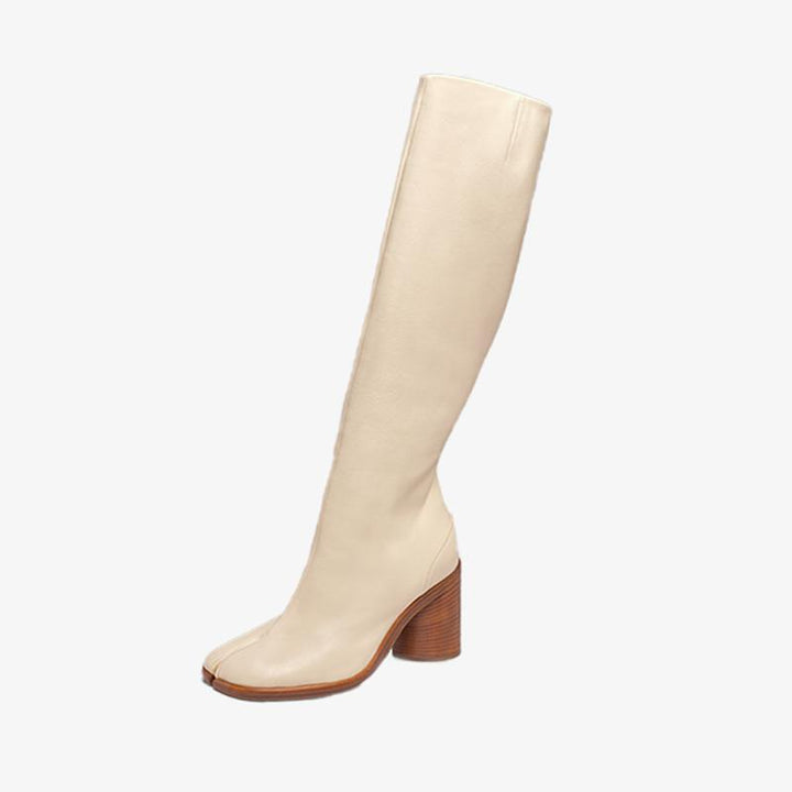 Vintage Soft Calf Leather Knee-High Boots - Arno Conti Shoe