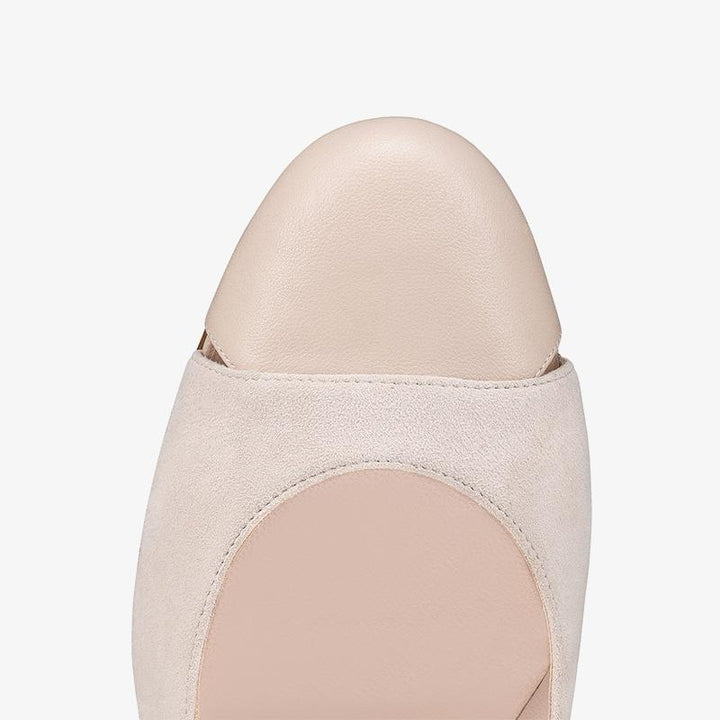 High-quality Suede and Leather Pump - ARNO CONTI