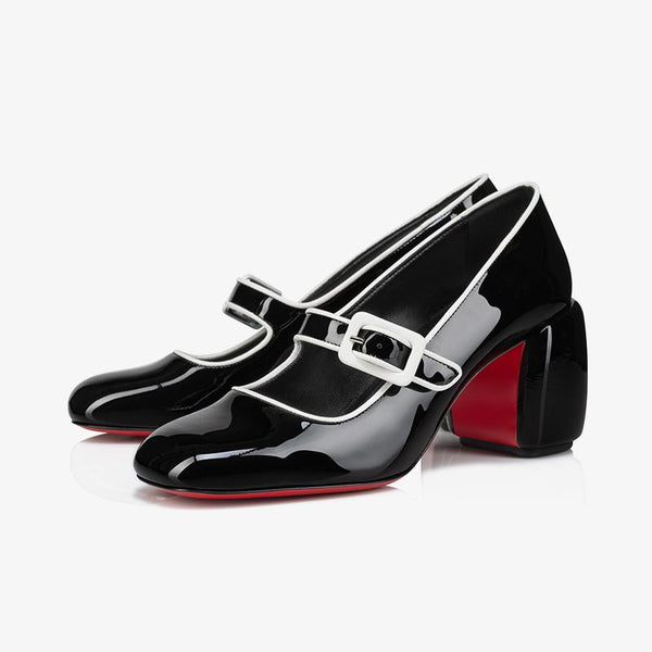 Black Patent Leather Pumps with 80 mm - ARNO CONTI