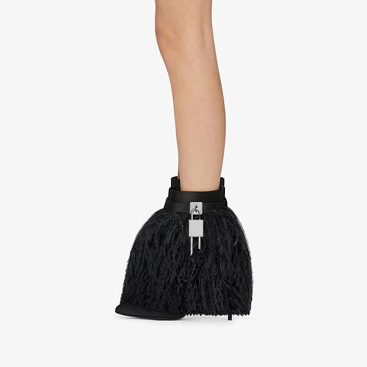 Elegant Black Satin Ankle Boots - Arno Conti Shoe