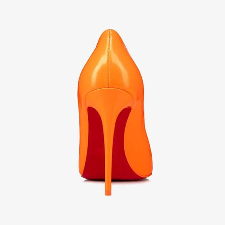 Fluo Orange Patent Leather - ARNO CONTI
