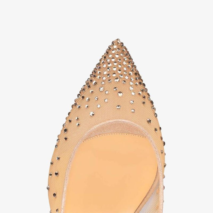 Nude Fishnet Pump - ARNO CONTI