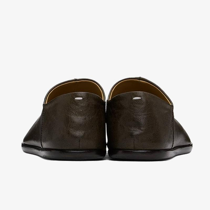 Calf Leather Ankle Boots Curved Heel - Arno Conti Shoe