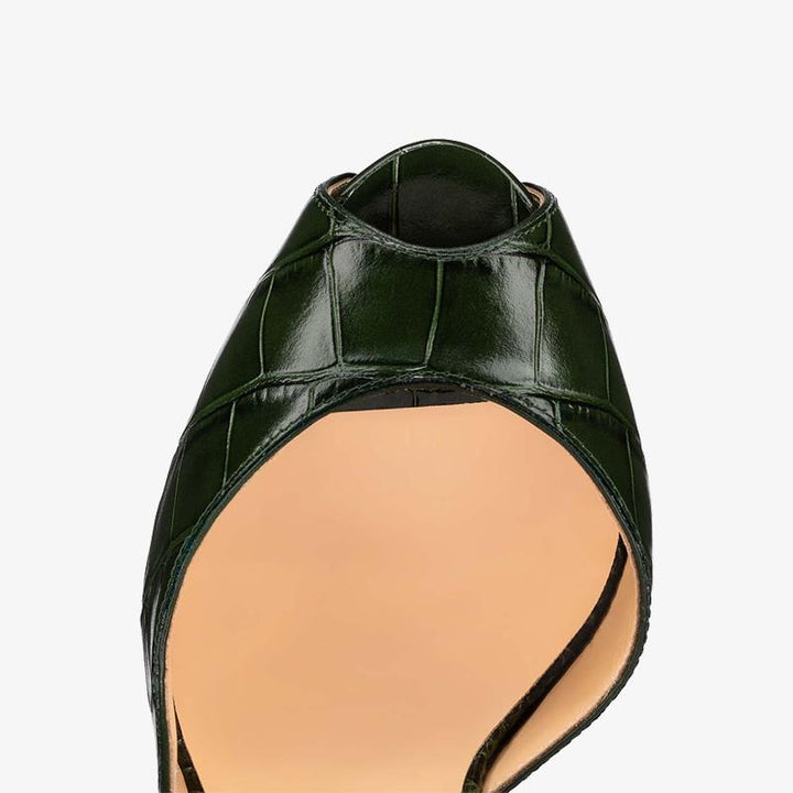 Elegant Leather Stiletto Pump - ARNO CONTI