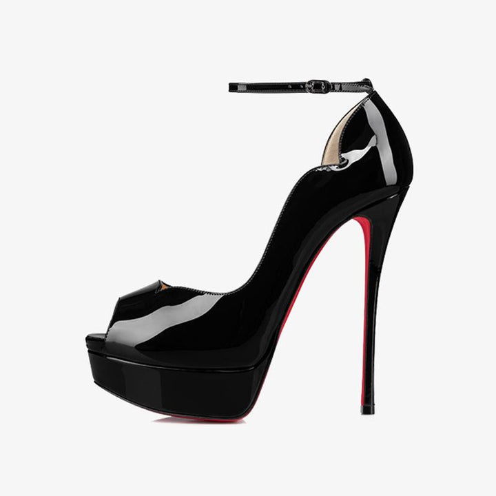 Sophisticated Patent Leather Pump 140mm - ARNO CONTI