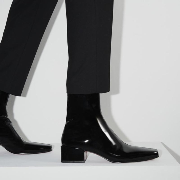 Black Patent Leather Boot - ARNO CONTI